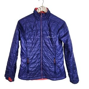 EDDIE BAUER First Ascent Jacket Womens XS Purple Red Reversible Pertex‎ Quantum